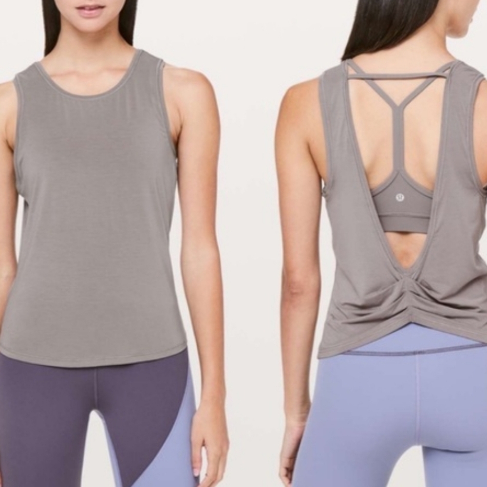 Lululemon Deep Stretch Lunar Rock Thin Sleeveless Top